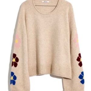 THE Belmore sweater by Madewell, tan color way, size XS